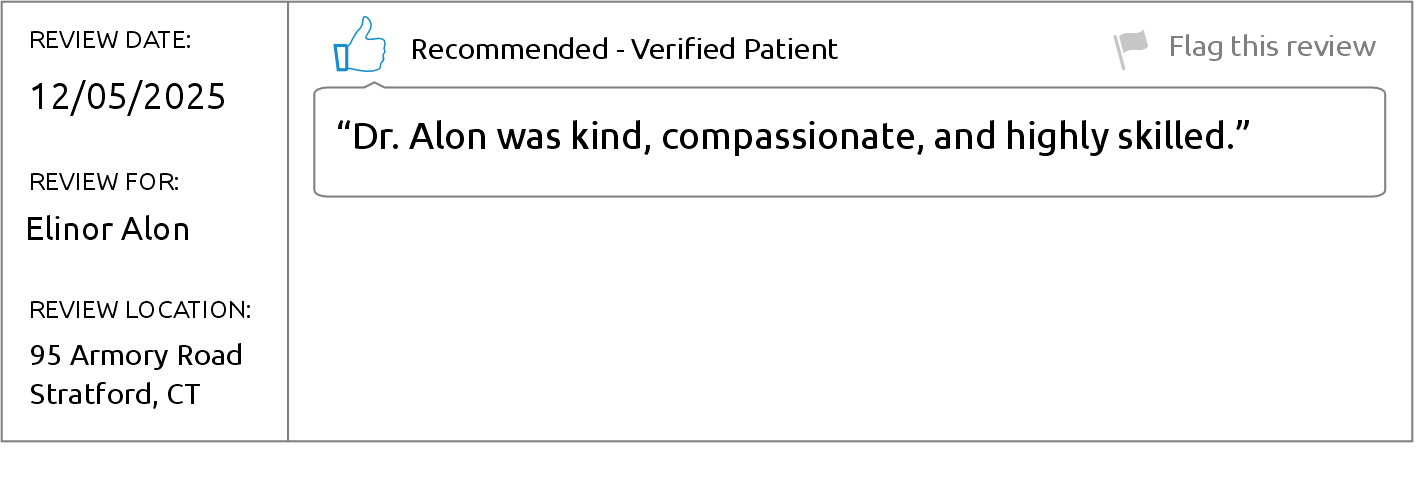 Dr. Elinor Alon - Brighter Patient review