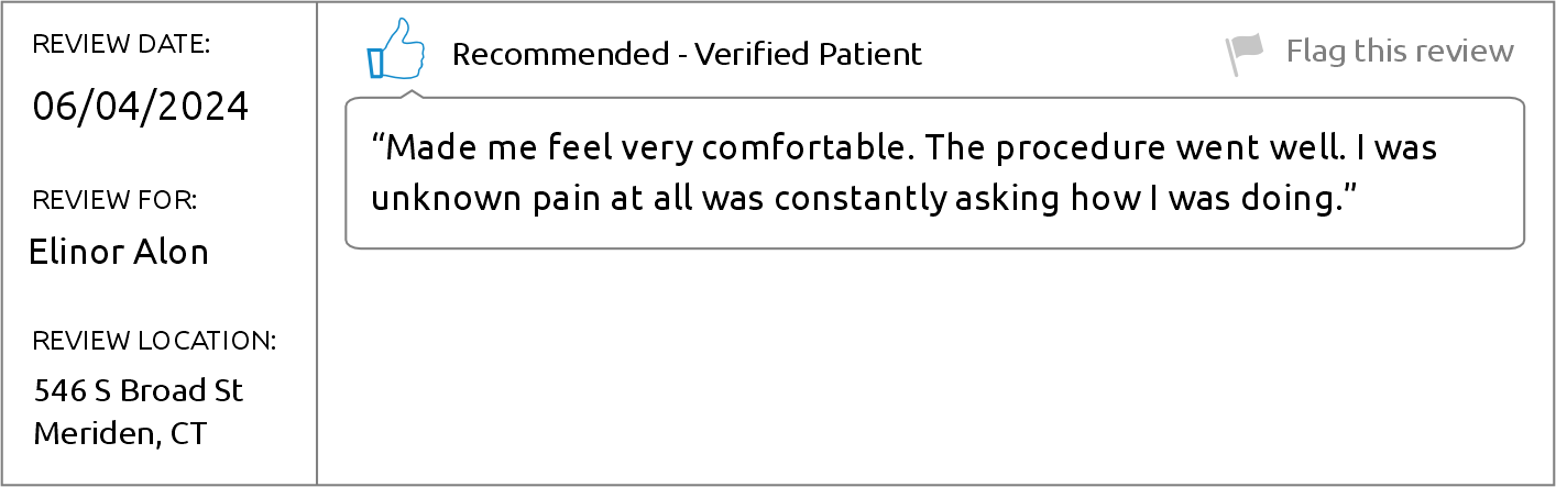 Dr. Elinor Alon - Brighter Patient review