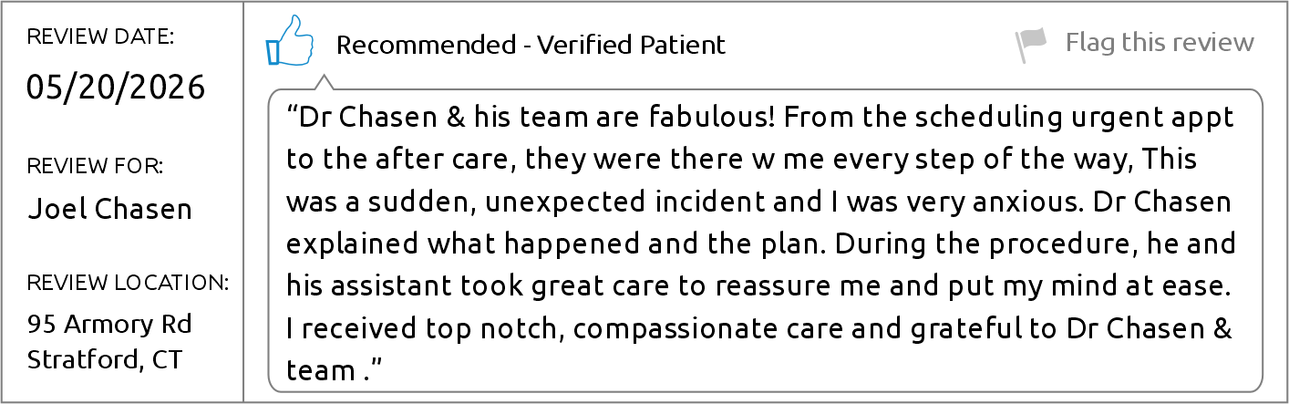 Dr. Joel Chasen - Brighter Patient Review