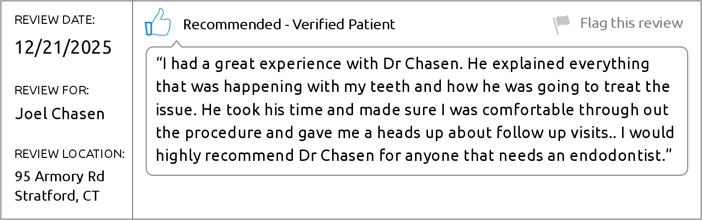 Dr. Joel Chasen - Brighter Patient Review