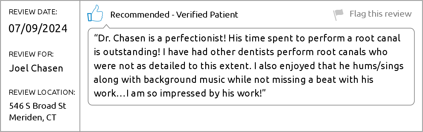 Dr. Joel Chasen - Brighter Patient Review