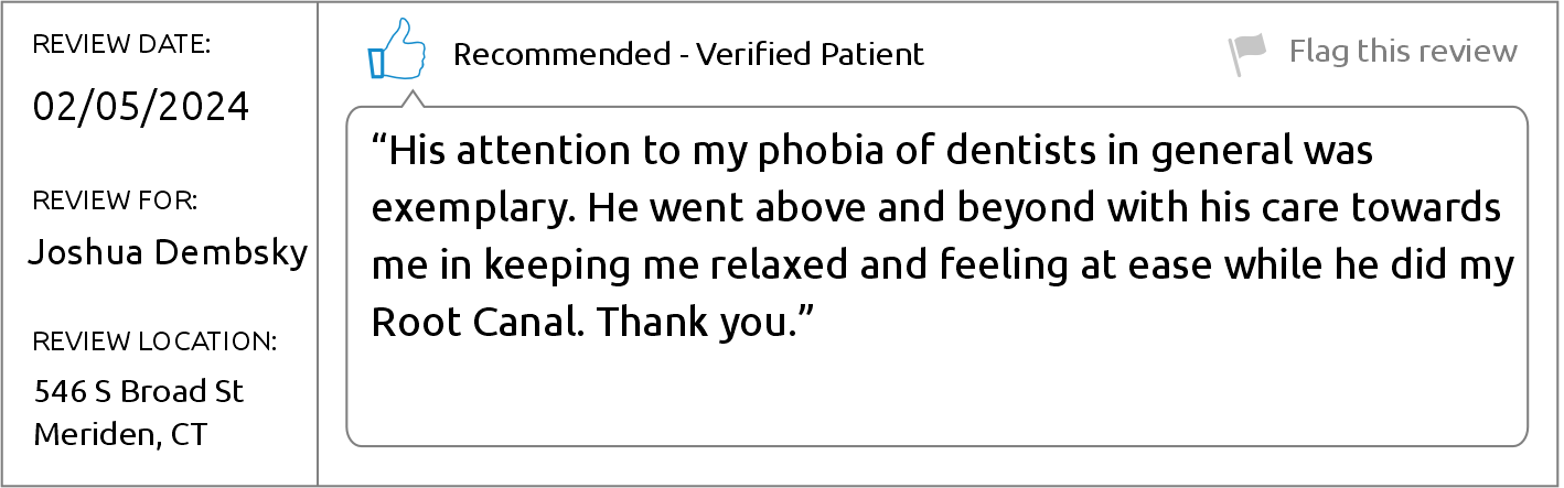 Dr. Joshua Demsbky - Brighter Patient review